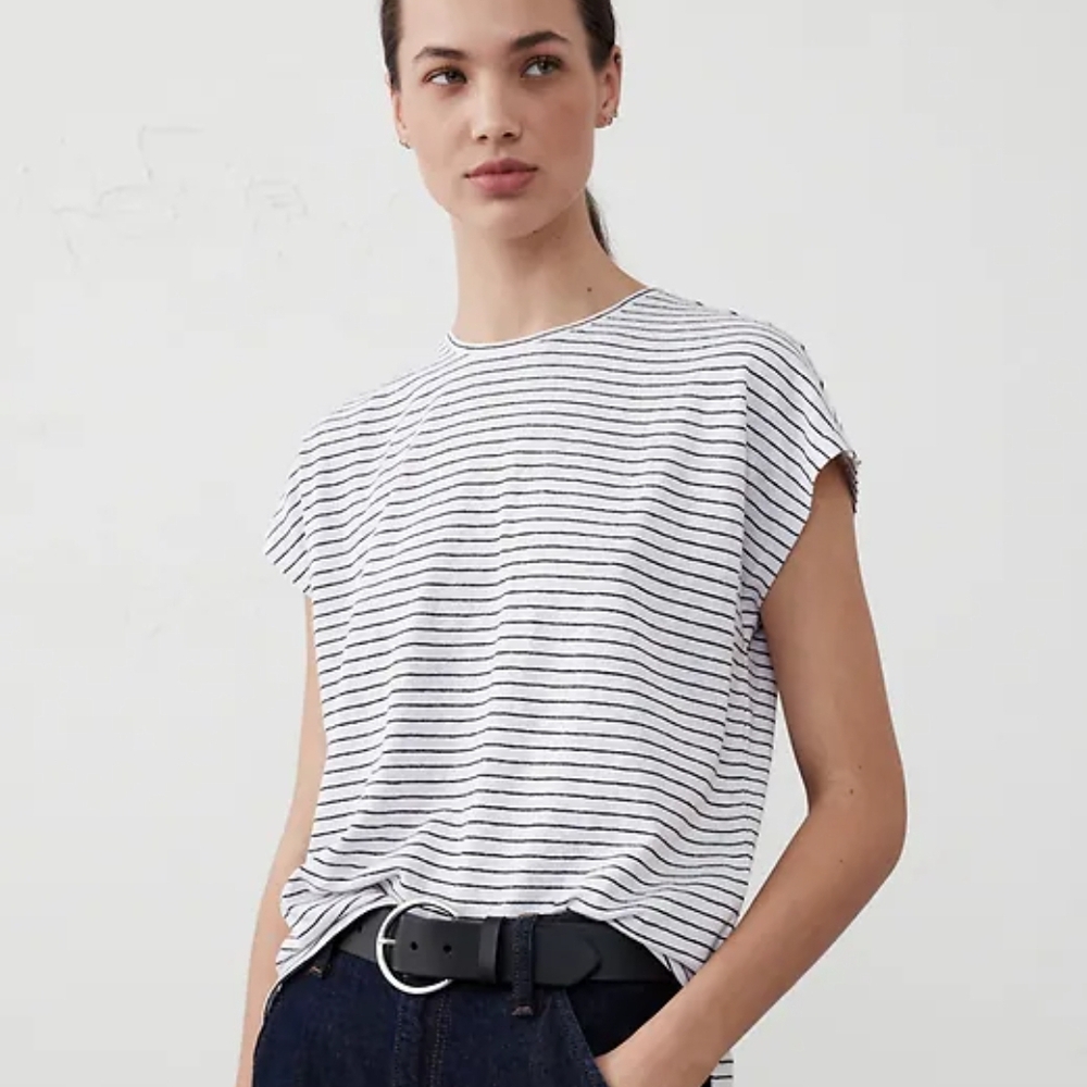 NWOT BANANA REPUBLIC FACTORY Linen-Blend Dolman T-Shirt